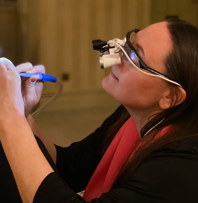 Louise Moss, Bridgend audiologist